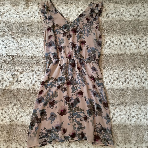 RW&CO Flower Print Dress Sz XS - Picture 1 of 4